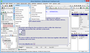 Altova StyleVision Enterprise Edition screenshot 6