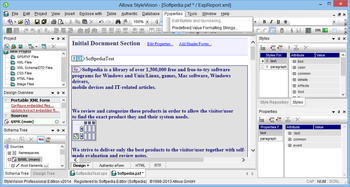 Altova StyleVision Professional Edition screenshot 12