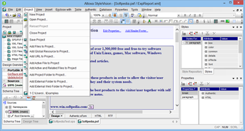 Altova StyleVision Professional Edition screenshot 5