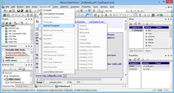 Altova StyleVision Professional Edition screenshot 8