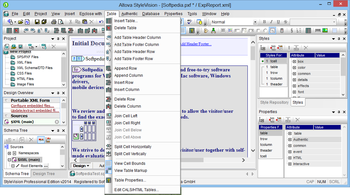 Altova StyleVision Professional Edition screenshot 9