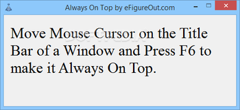 Always On Top screenshot