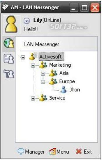 AM LAN Messenger screenshot 3