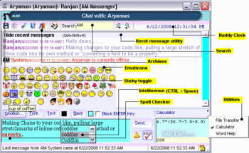 AM Messenger screenshot