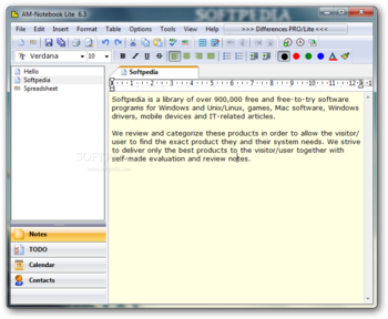 AM-Notebook Lite screenshot