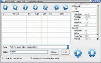 Amadis Video Converter Suite screenshot