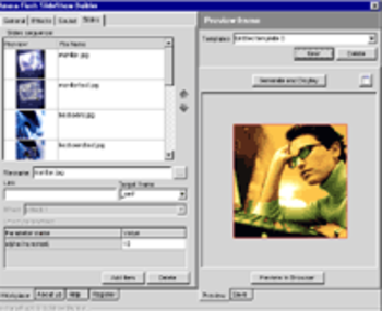 Amara Flash Slideshow Software screenshot