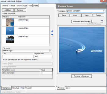 Amara Flash Slideshow Software screenshot 6