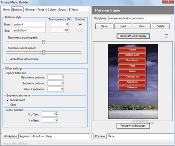 Amara Menu and Button Maker screenshot 7