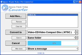 Amaze Flv Converter screenshot 2