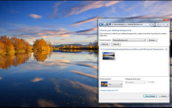 Amazing View of Lake Autumn screenshot