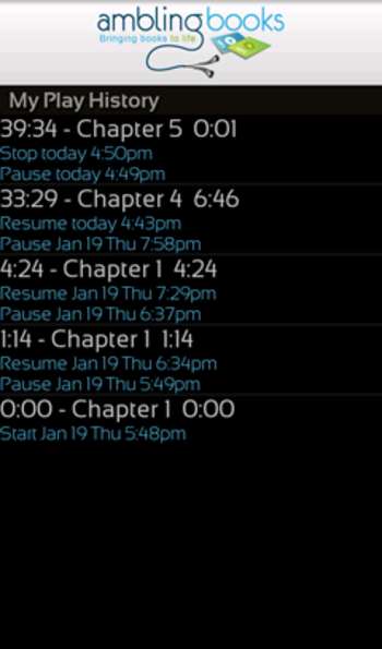 Ambling BookPlayer Lite screenshot 2