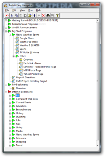 Amblit Easy Navigator screenshot