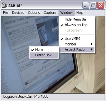 AMCap screenshot