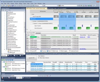 AMD Accelerated Parallel Processing SDK screenshot