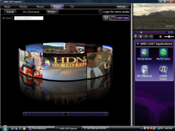 AMD LIVE! Explorer screenshot 2