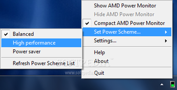 AMD Power Monitor screenshot