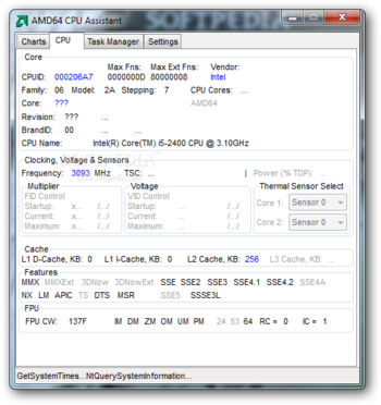 AMD64 CPU Assistant screenshot 2