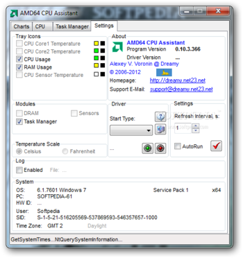AMD64 CPU Assistant screenshot 4