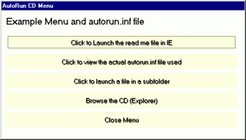 AMenu for CDs screenshot