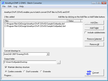 Amethyst DWF-2-DWG screenshot