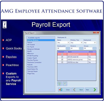AMG Time Attendance System Pro screenshot 4