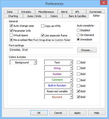 AmiBroker screenshot 15
