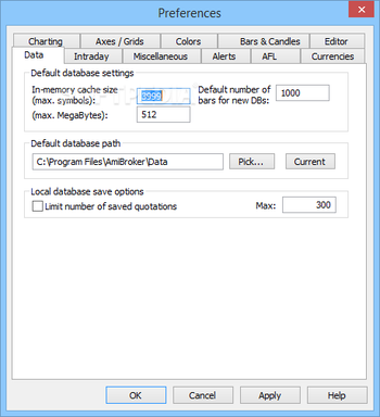 AmiBroker screenshot 16