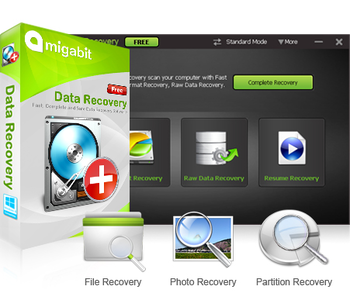 Amigabit Data Recovery Free screenshot