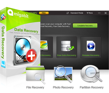 Amigabit Data Recovery Pro screenshot