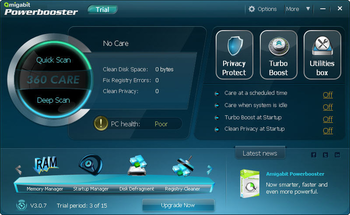 Amigabit PowerBooster screenshot