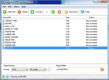 AmigoAlex MIDI Converter screenshot 2