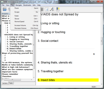 AMIS screenshot 4