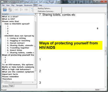AMIS screenshot 6