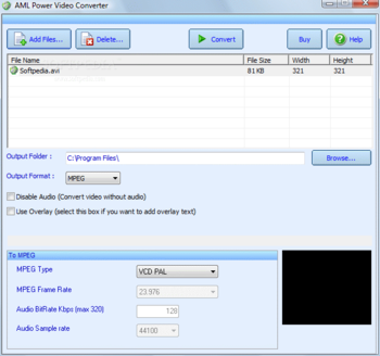 AML Power Video Converter screenshot