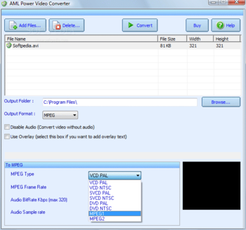 AML Power Video Converter screenshot 2
