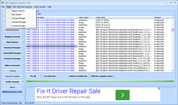 AML Registry Cleaner screenshot 3