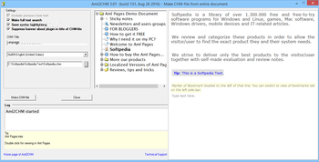 Aml2CHM screenshot