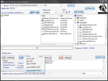 AmoK CD / DVD Burning (formerly DP CD DVD Burner) screenshot 2