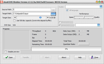 AmoK DVD Shrinker screenshot