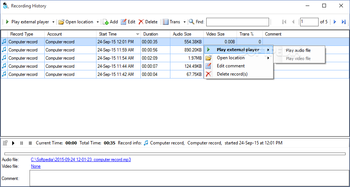 Amolto Call Recorder for Skype screenshot 3