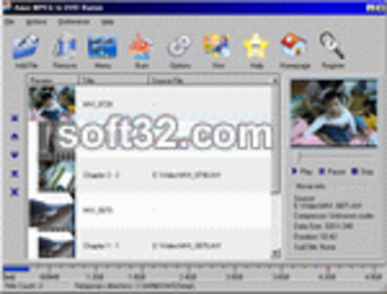 Amor MPEG to DVD Burner screenshot