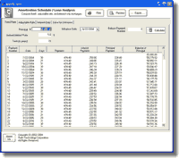 Amortization Schedule Software screenshot 2