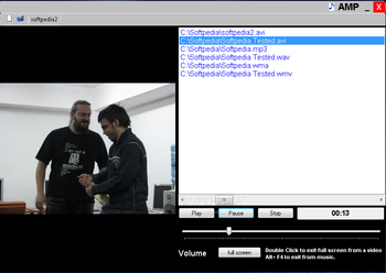 AMP screenshot