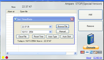 Ampare Set Time Open File Special Version screenshot