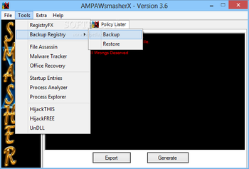 AMPAWsmasherX screenshot 3