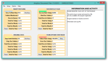 Amplios Document Filer screenshot