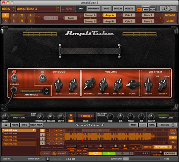 AmpliTube screenshot