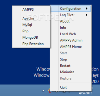 AMPPS screenshot