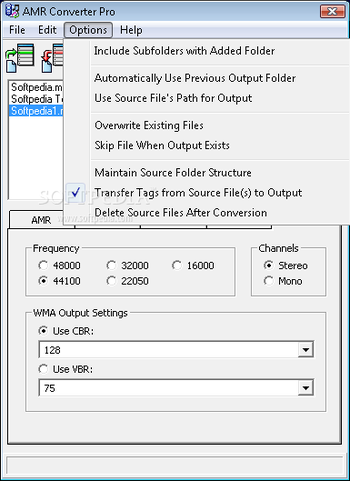 AMR Converter Pro screenshot 2